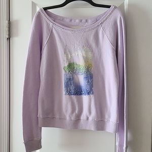 Abercrombie & Fitch purple sweatshirt size L